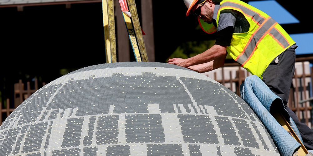 Dödsstjärnan av Lego!