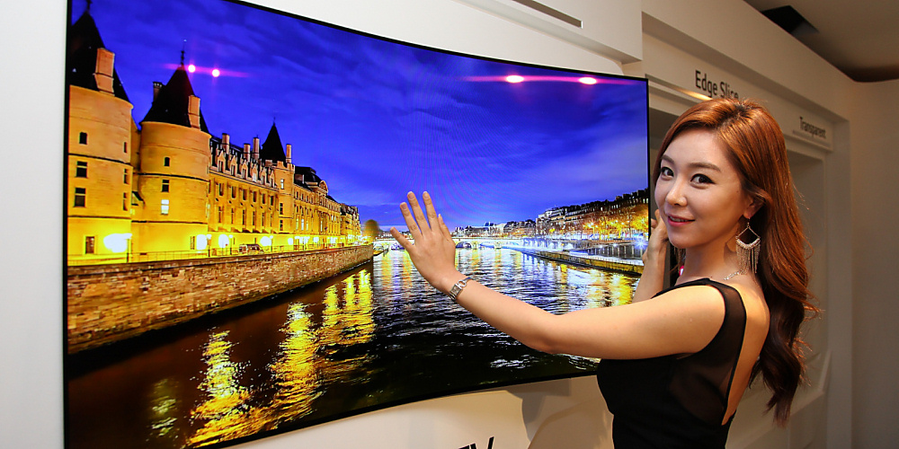 LG visar upp papperstunn OLED-TV