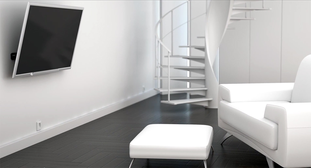 Vinklingsbart väggfäste till TV:n