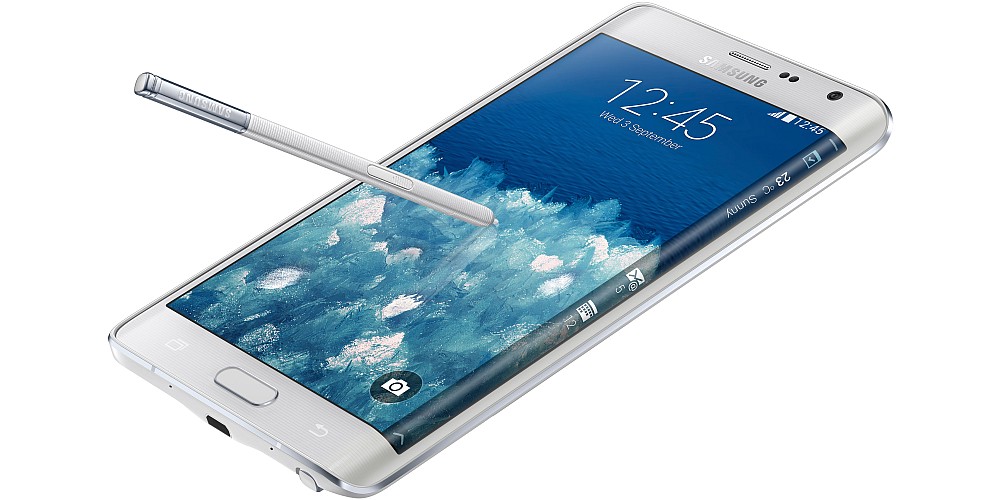 Samsung Galaxy Note Edge top