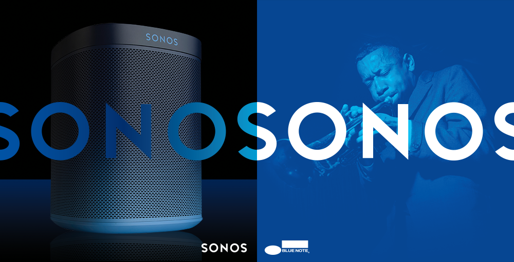 Jazzblå Sonos-högtalare