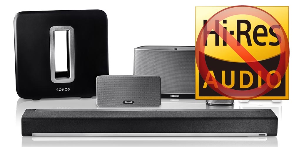 Inget högupplöst Sonos trots allt