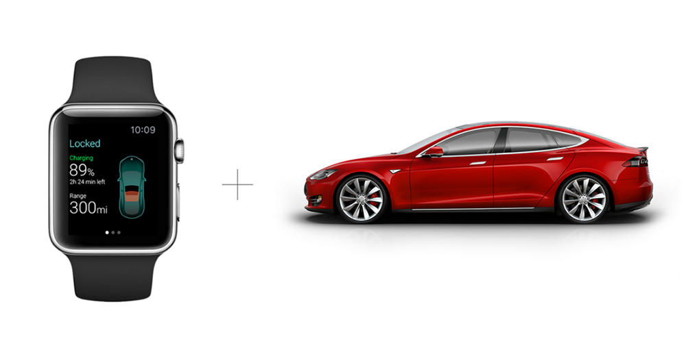 Tesla-app till Apple Watch