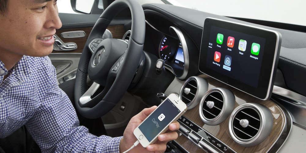 Bildgalleri CarPlay i ny Mercedes