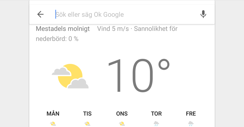 Äntligen Google Now på svenska