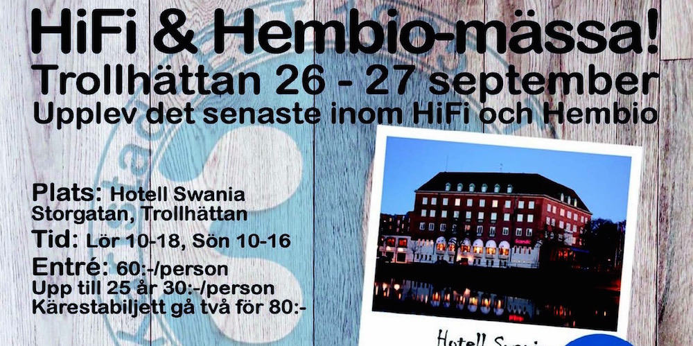 Hifi-mässa nästa helg 1 hifi mässa