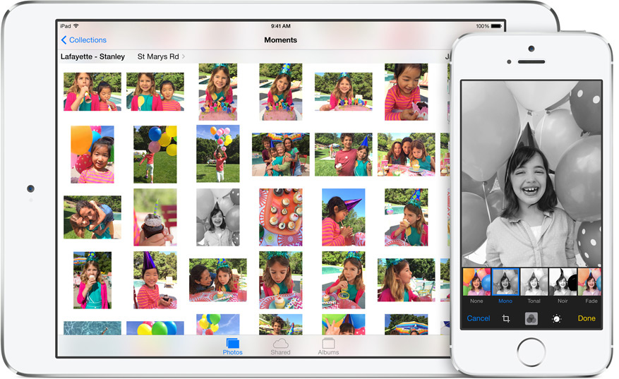 Nya fotofunktioner i iOS 8