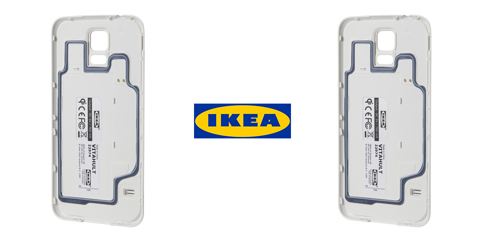 Trådlös laddning från IKEA