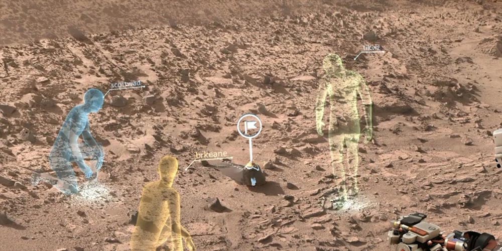 Mars kan utforskas med holografi