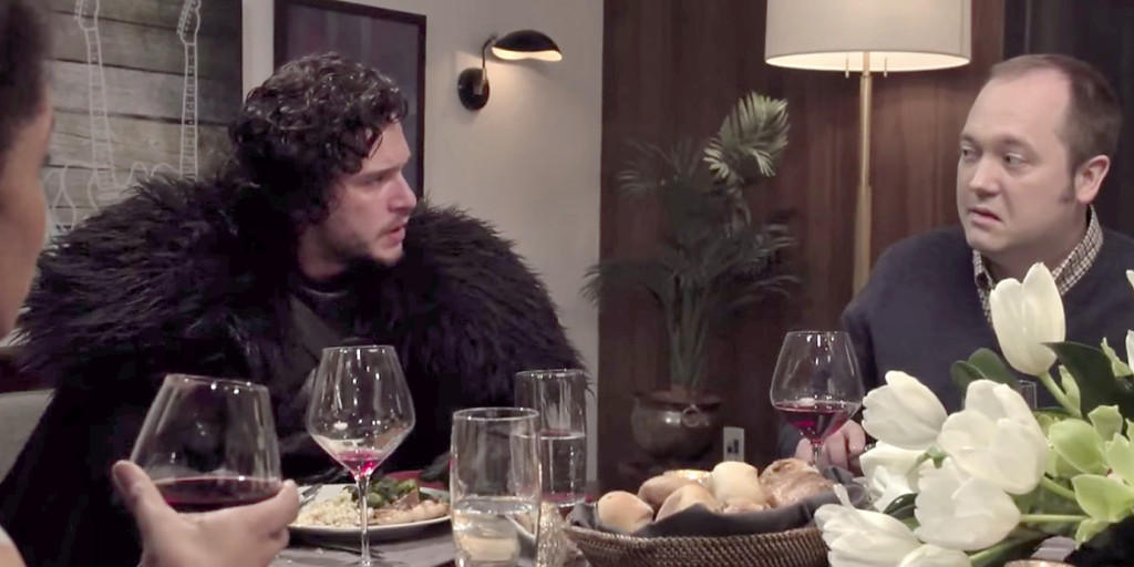 Jon Snow är en förskräcklig middagsgäst
