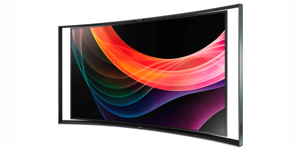 Samsung först med konkav OLED-TV