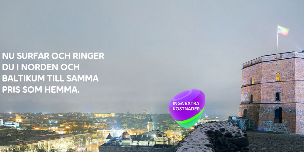 Telia slopar roaming i Norden