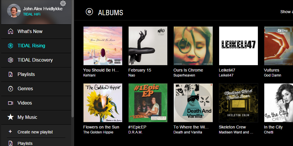 Tidal till PC och Mac nästan klart
